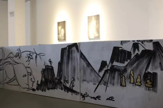 《생명의 미로》 2018, Acry... dboard, Dimensions Variable